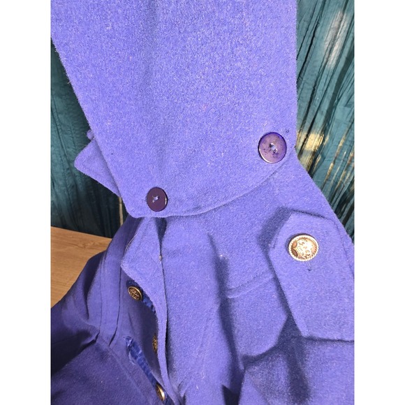 Jack Women's Royal Blue Peacoat Jacket – Detachable Hood (Size M) - Picture 3 of 9